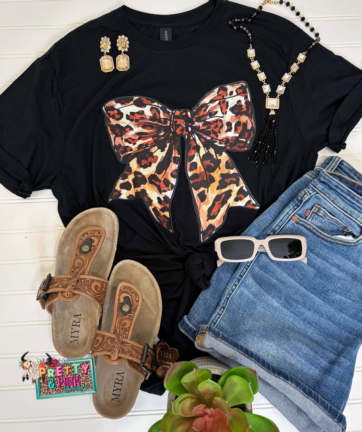 Leopard Sass Tee