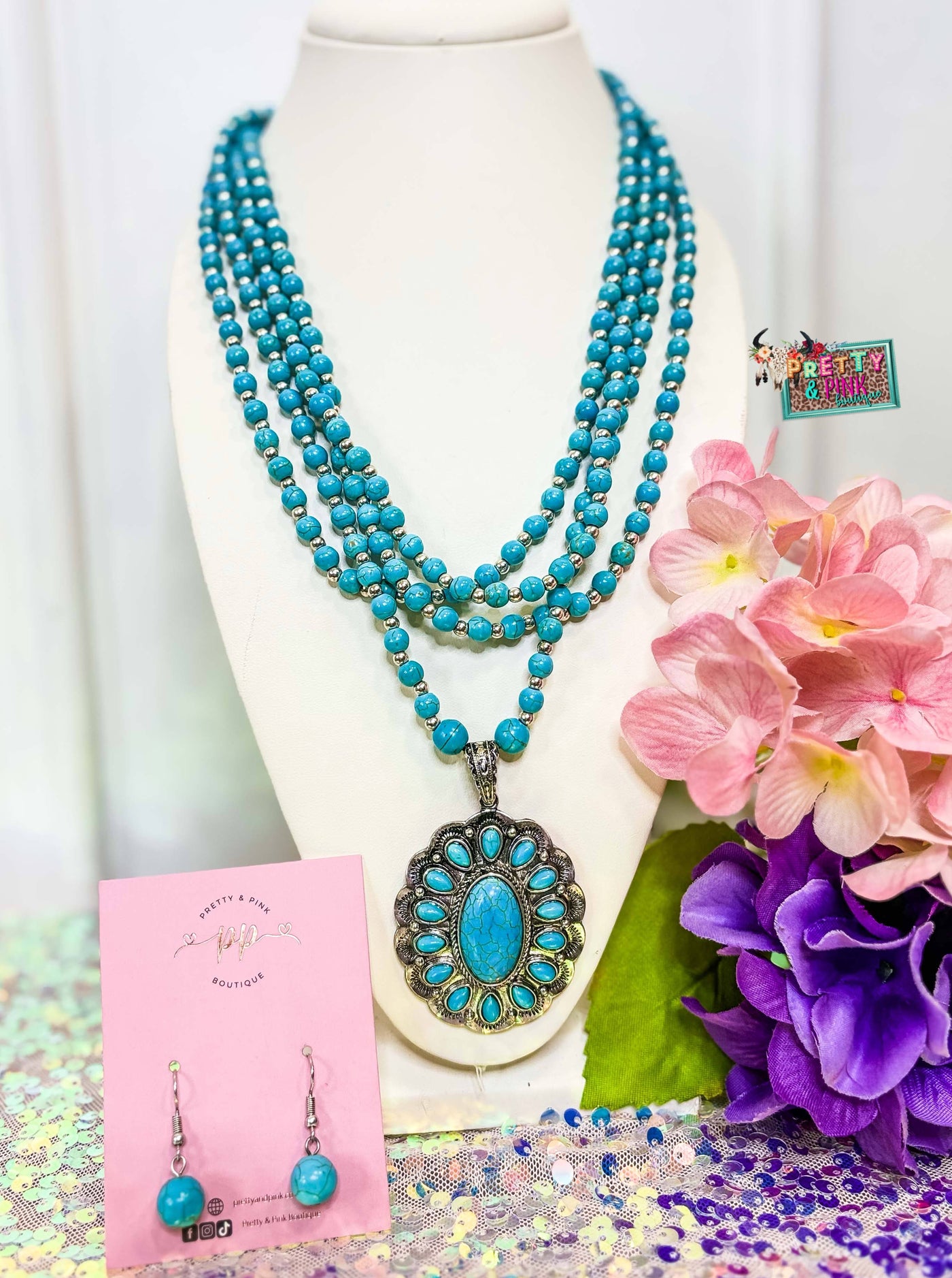 Jaylin Turquoise Necklace