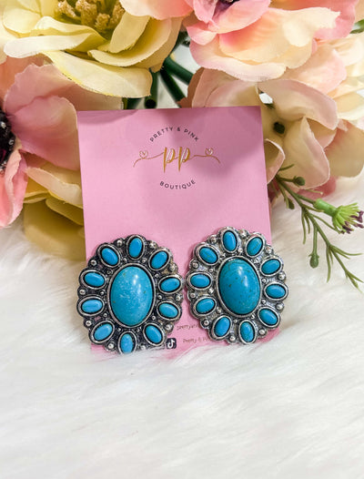 Texas Concho Earrings