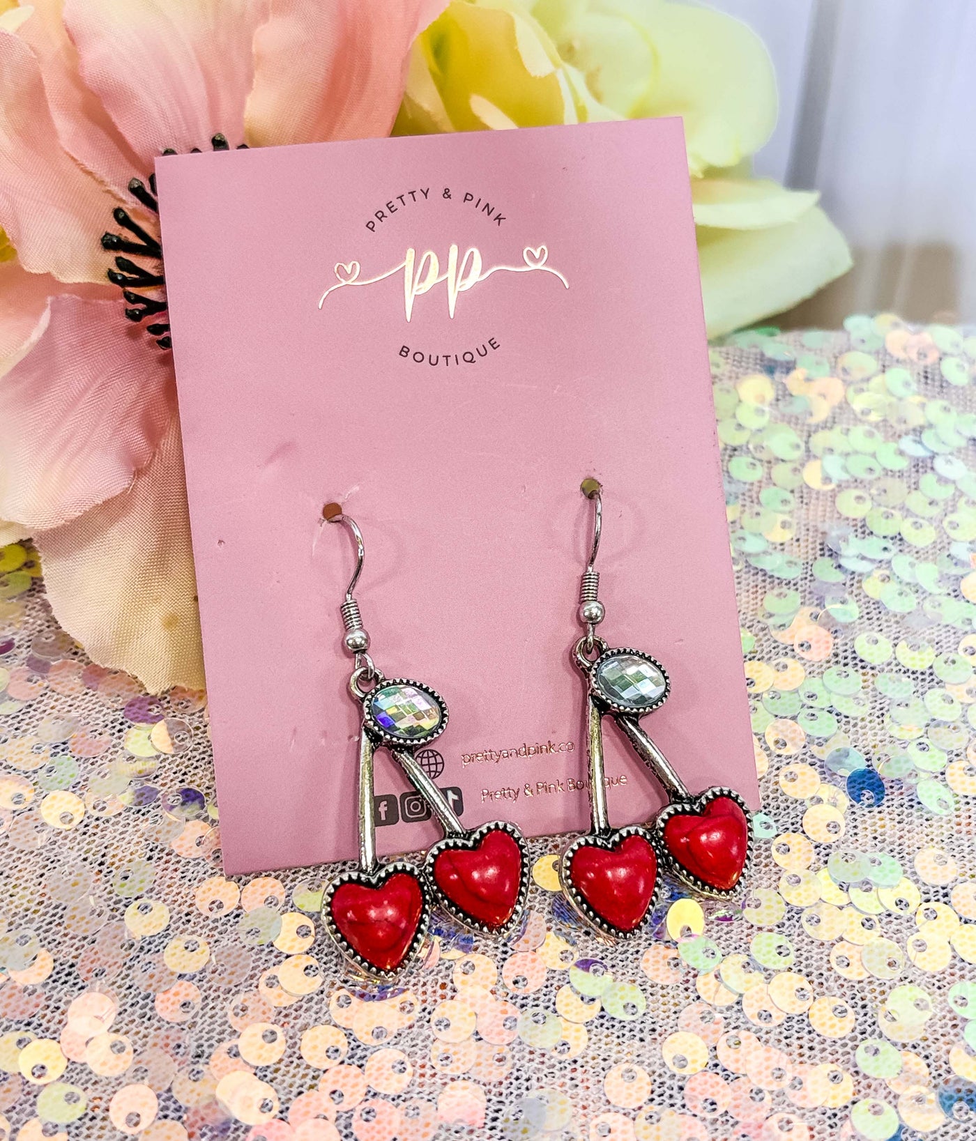 Western Cherry Earrings