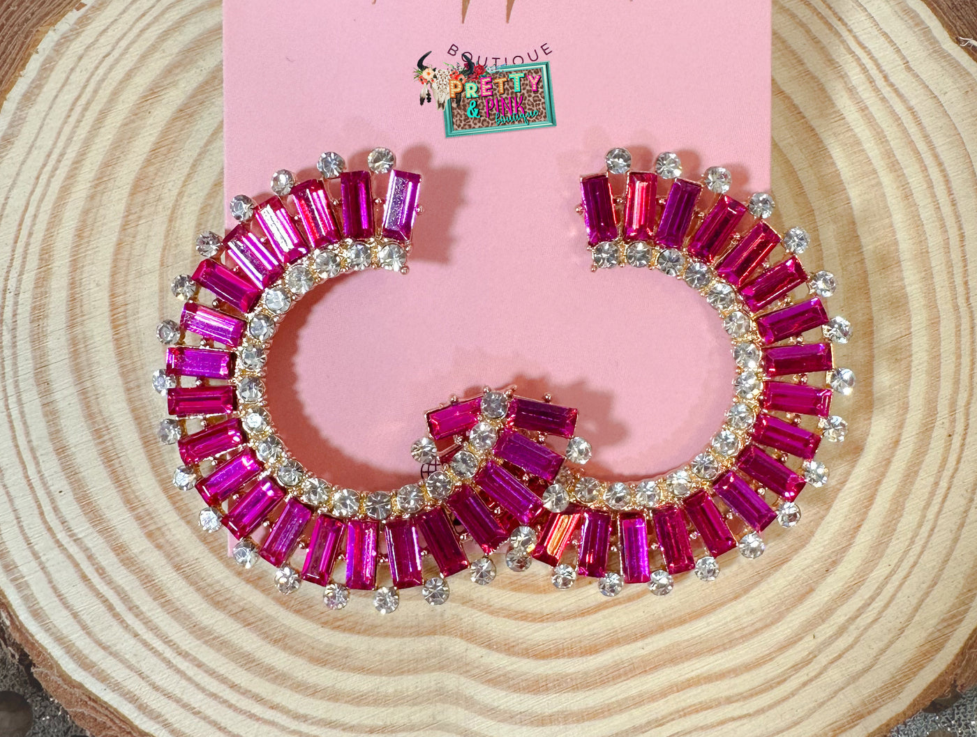 Pink Gala Earrings