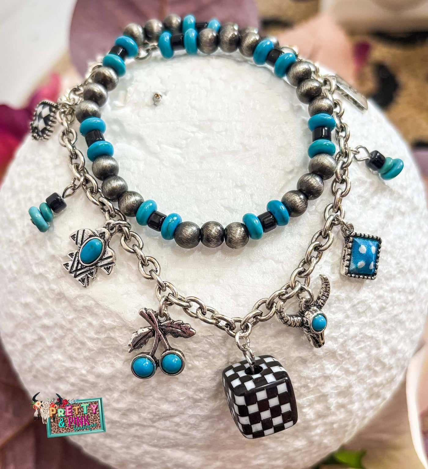 Charm & Checkmate Bracelet