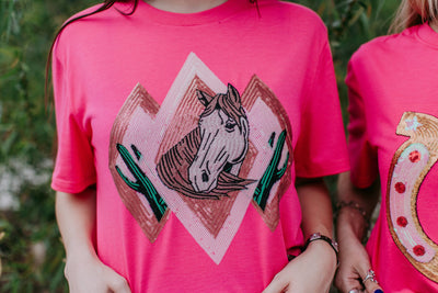 Summer Ranch Sequins Tee