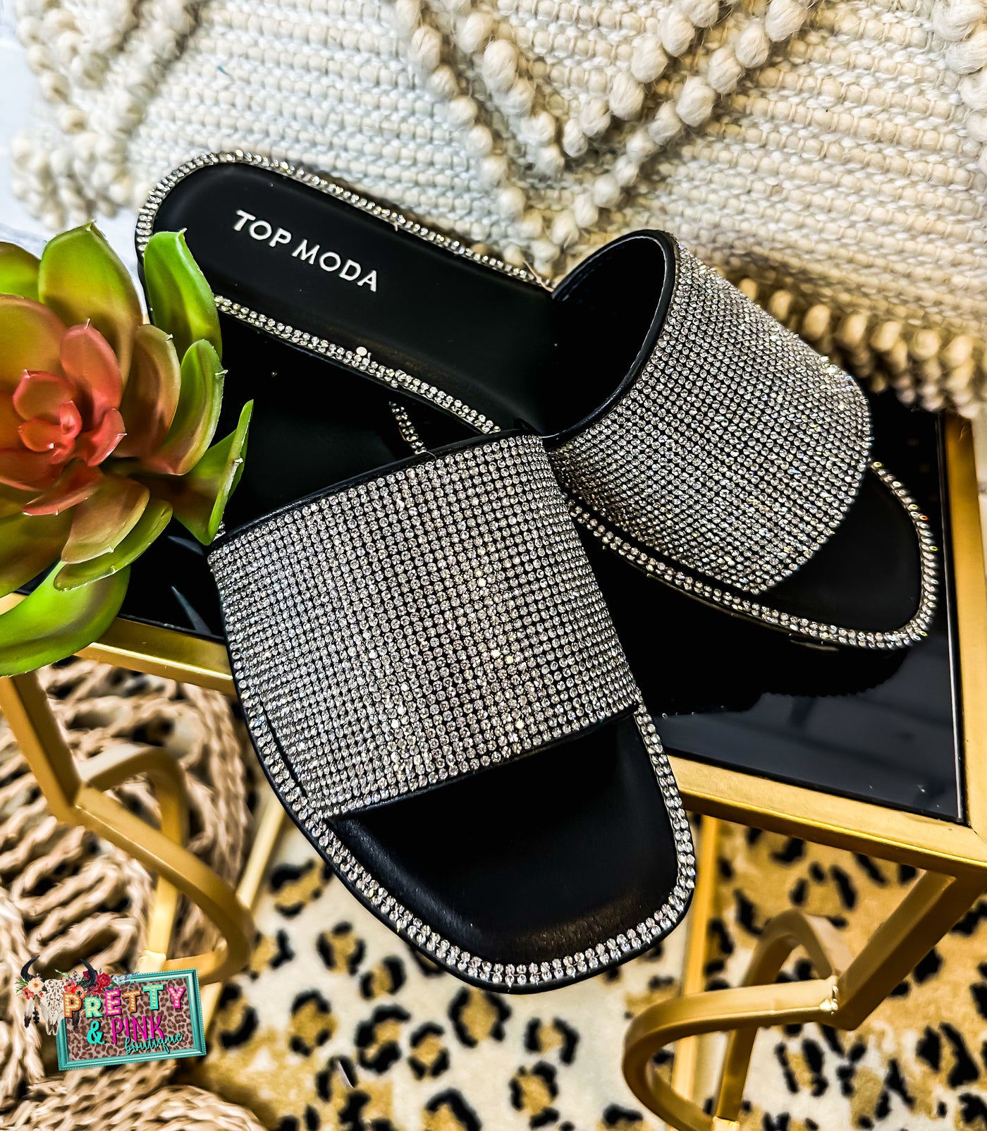 Laura Black Sandals