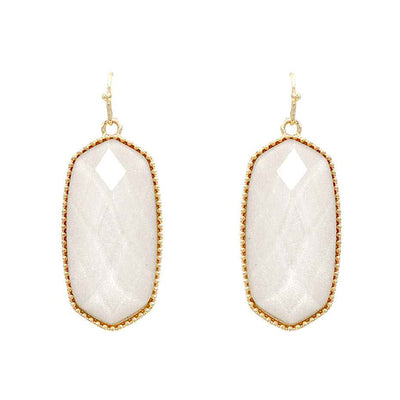 Ivory Glow Drop Earrings