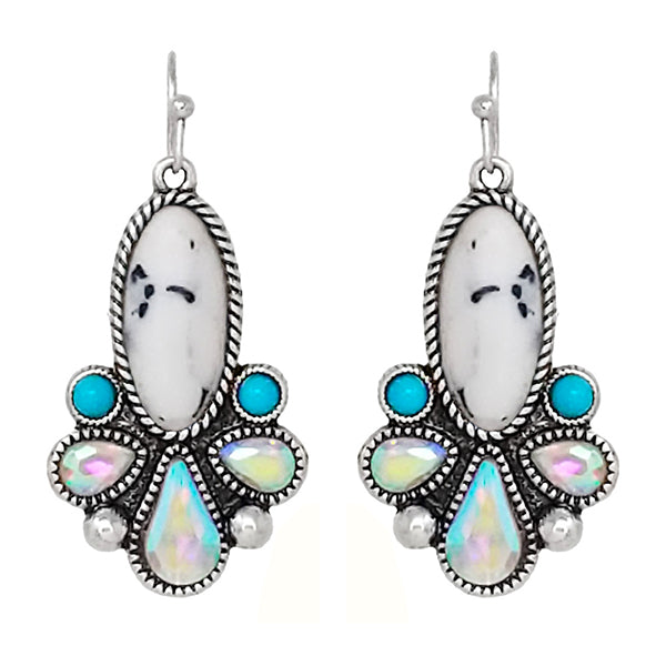 Dessert Bloom Earrings White