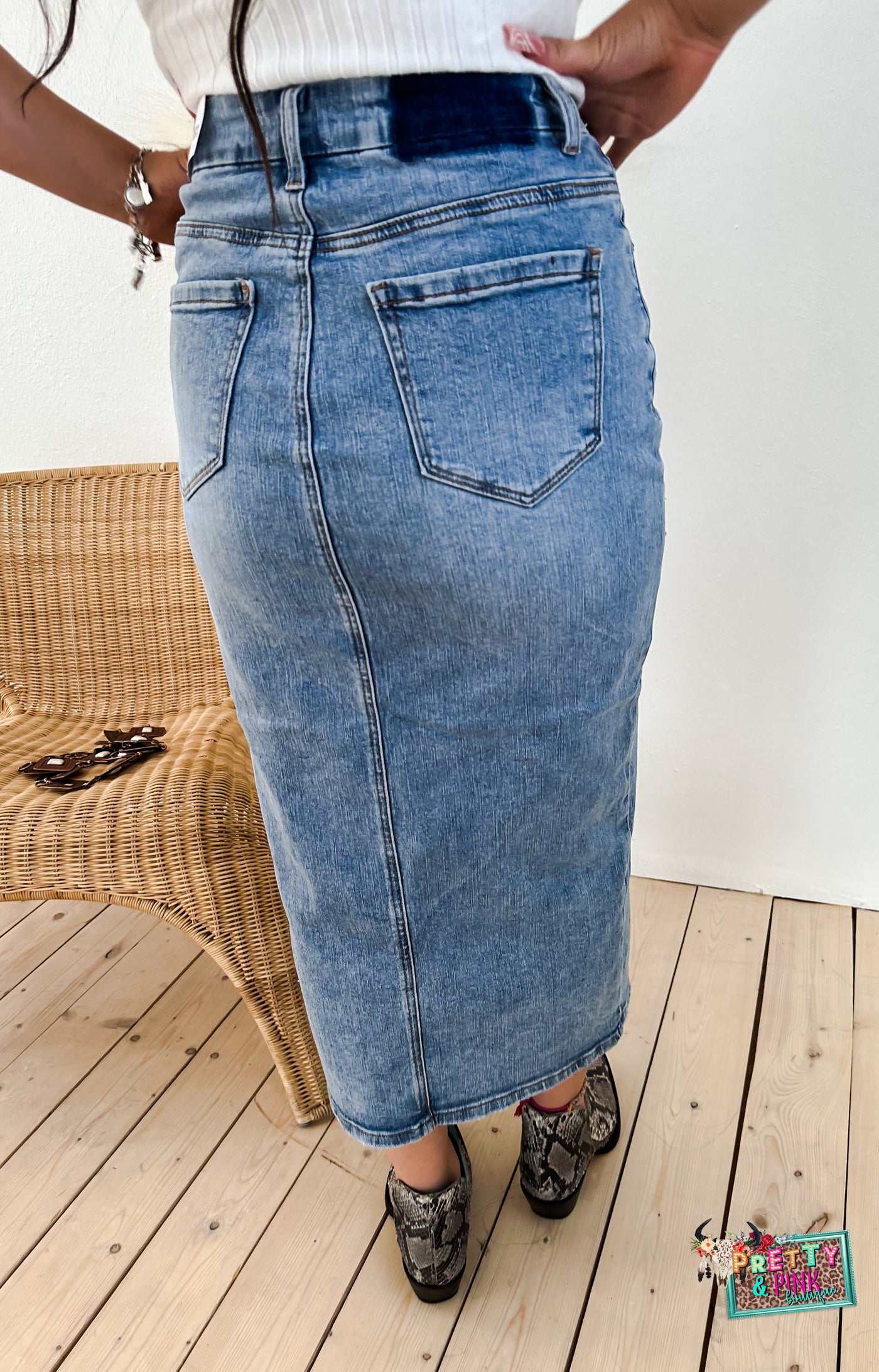 Pretty In Denim Skirt