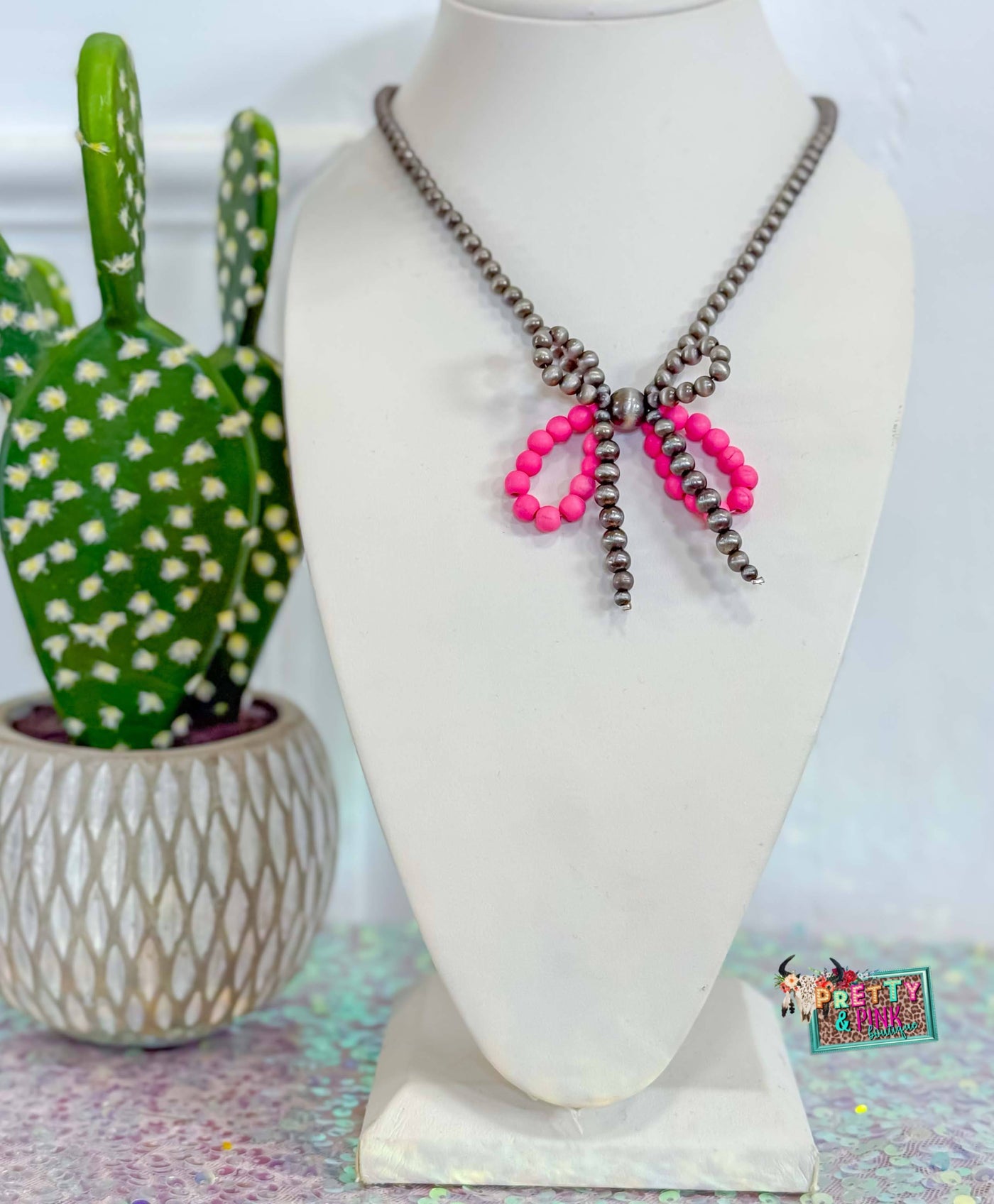 Cowgirl Bow Necklace