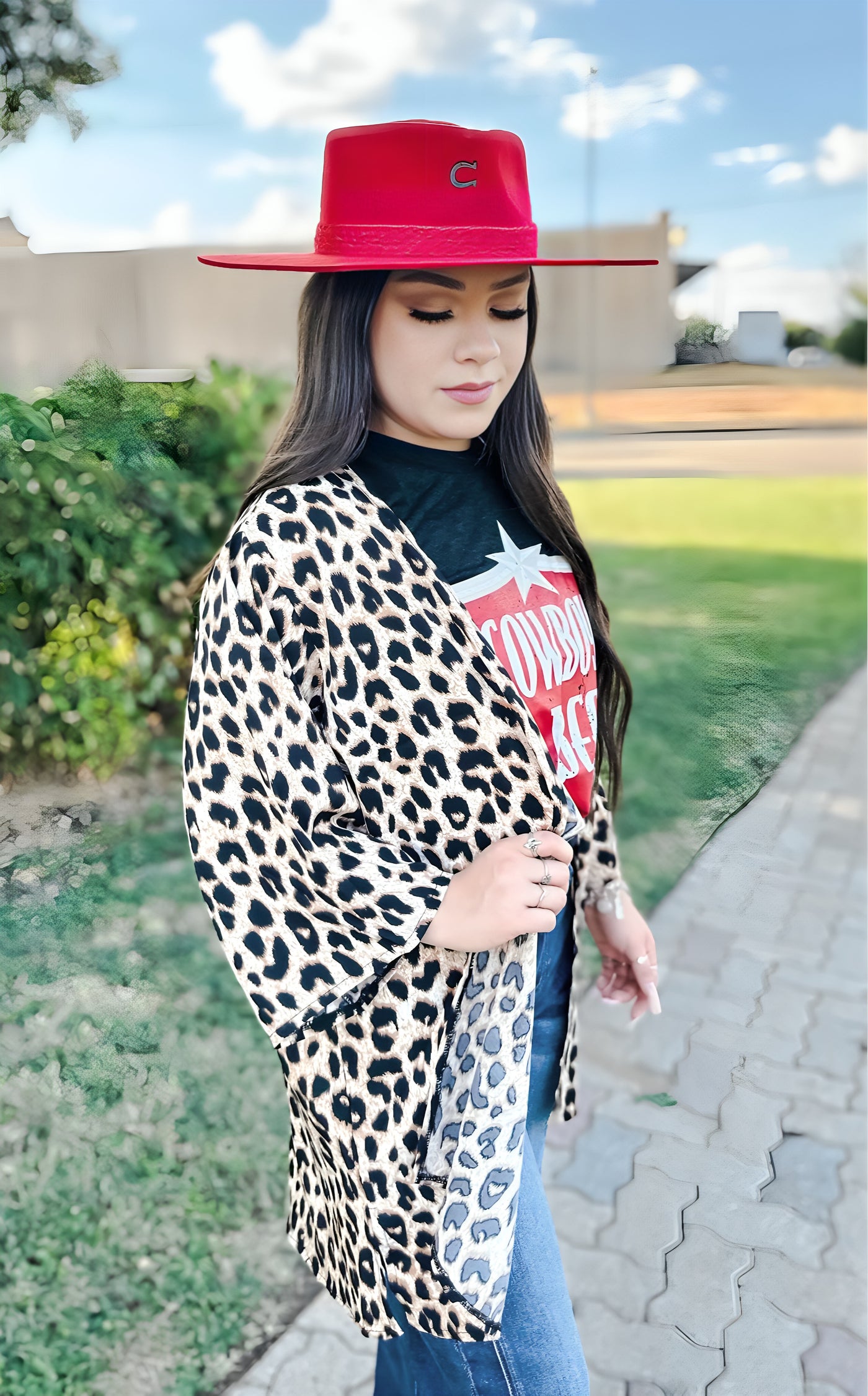 Maddie Leopard Cardigan