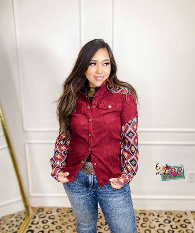 Rosalinda Corduroy Top