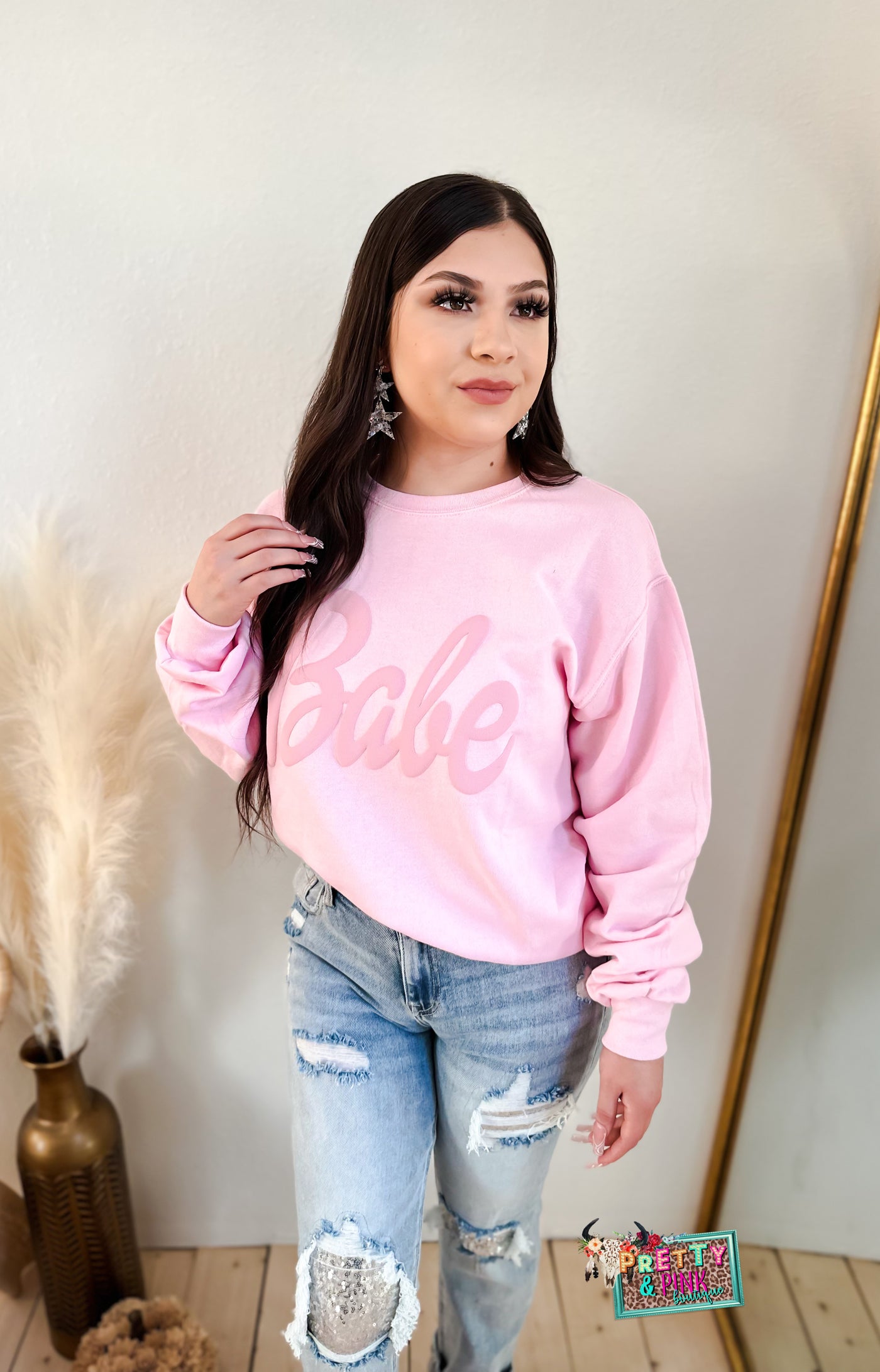 Babe Pink Sweater