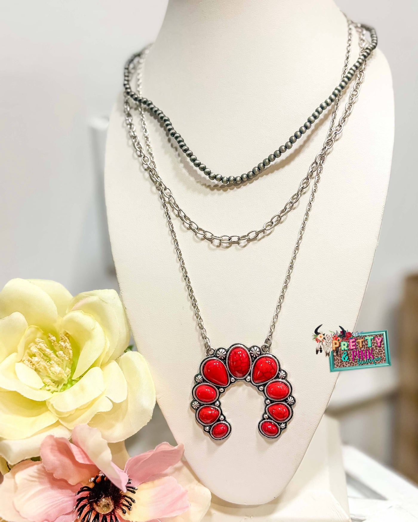 Desert Bloom Layered Necklace