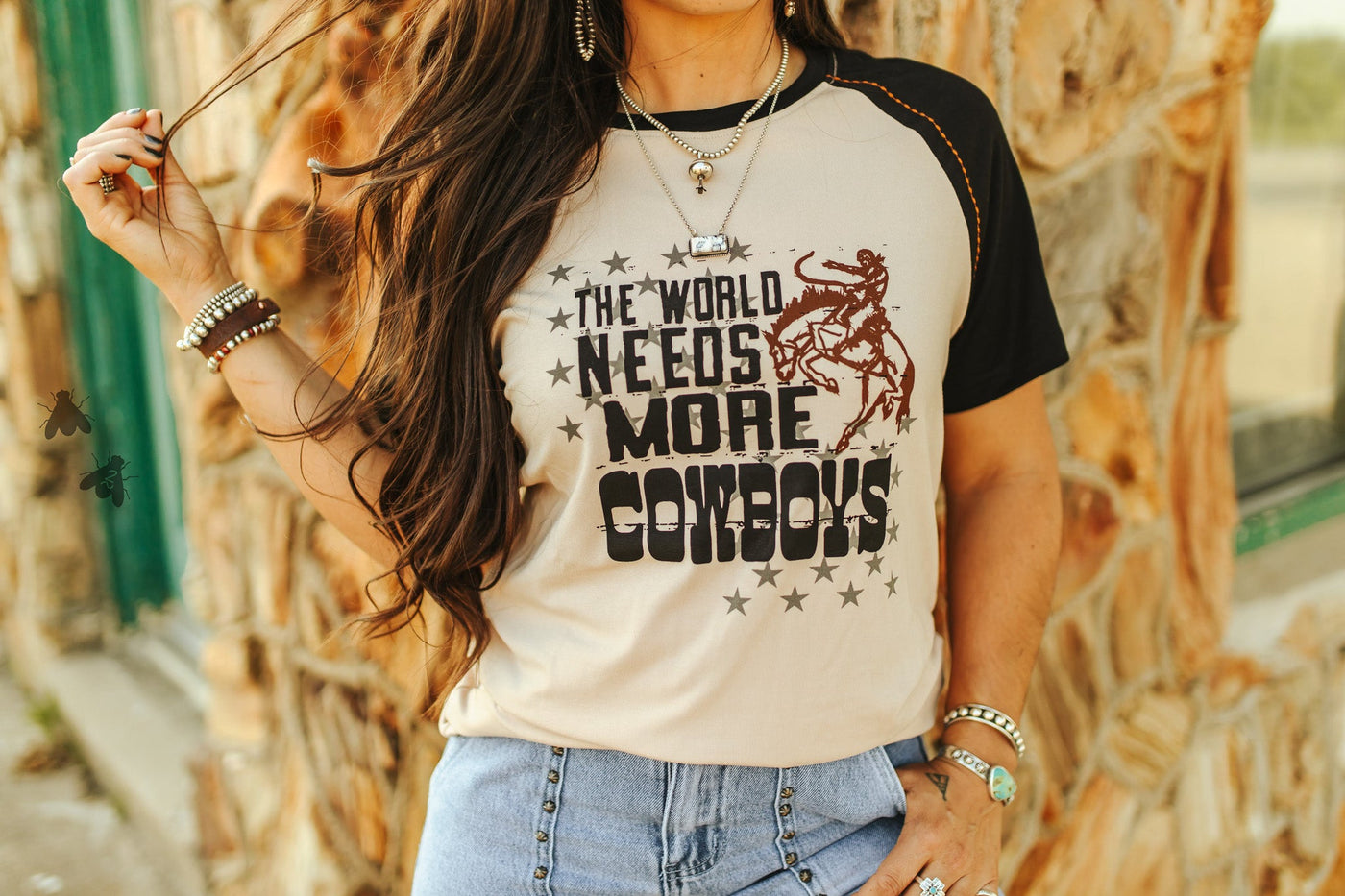 World Of Cowboys Tee🩷