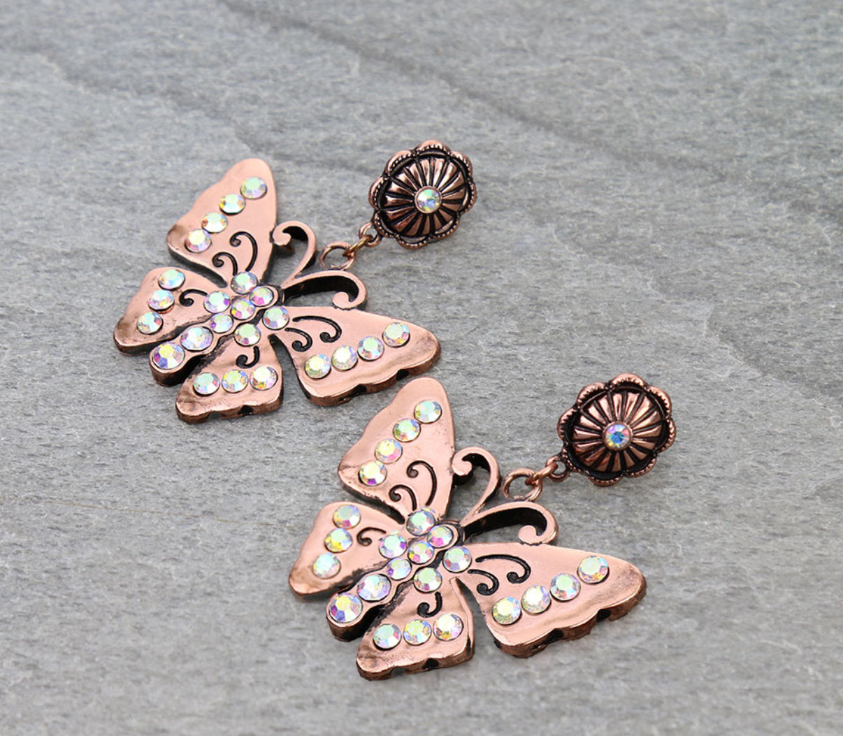 Vintage Butterfly Earrings