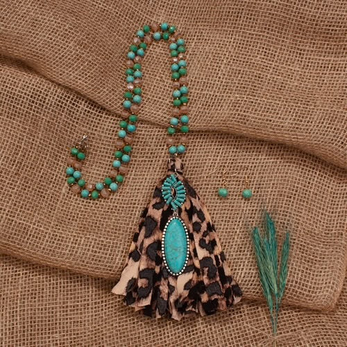 Alicia Leopard Necklace