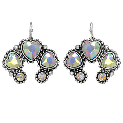 Iridescent Hearts Earrings