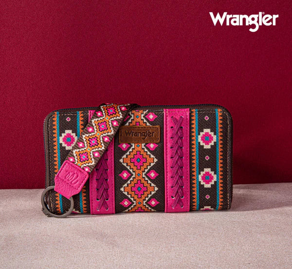 Wrangler Aztec Wristlet Wallet