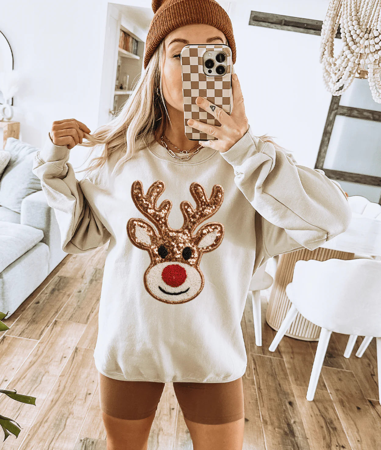 Rudolph Red Nose Reindeer Tee/Sweater