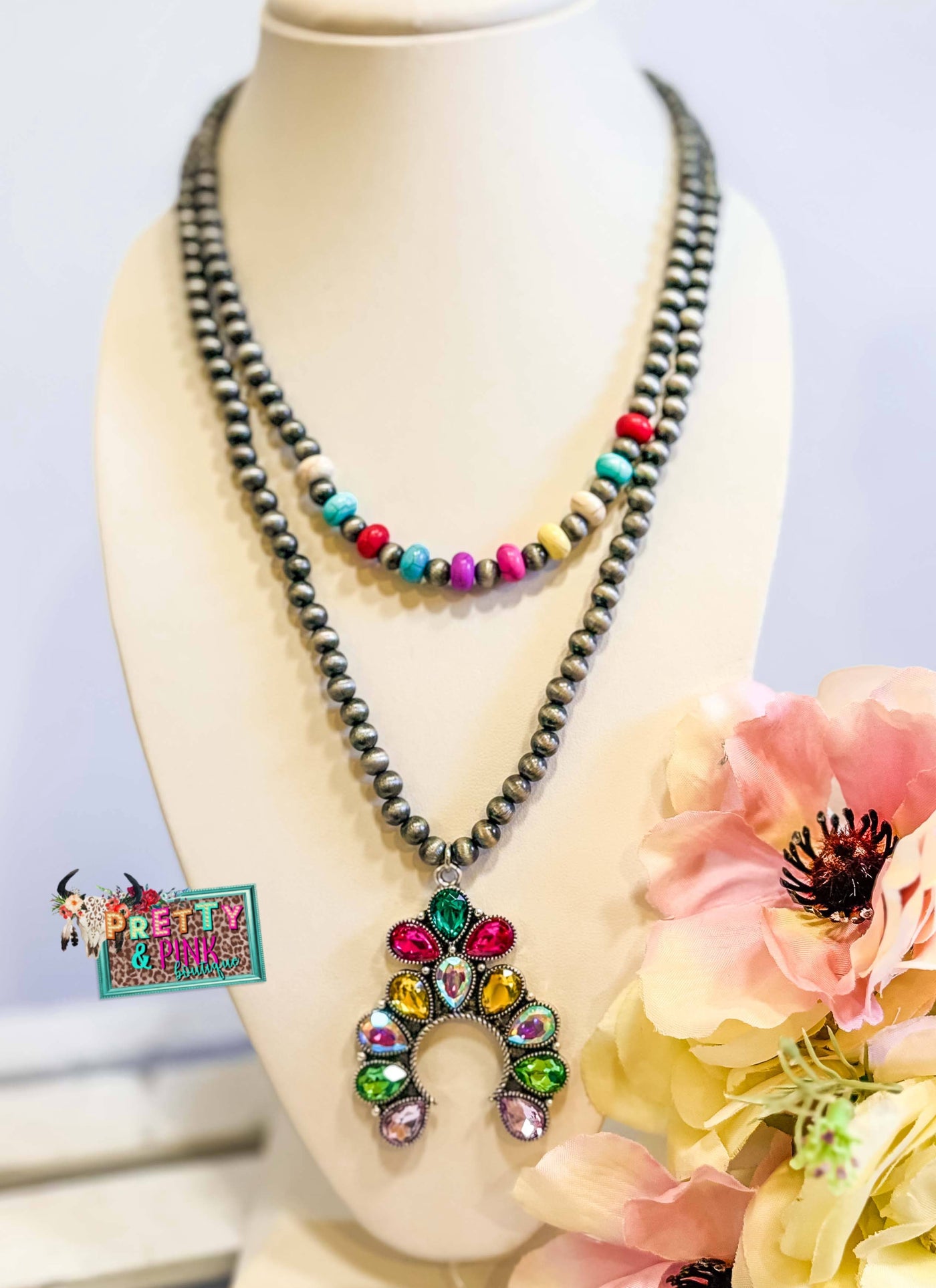 Mariah Multi Color Necklace