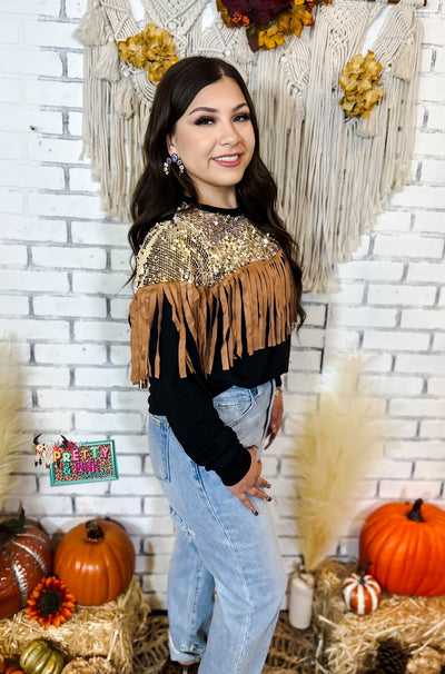 Miranda Fringe Top
