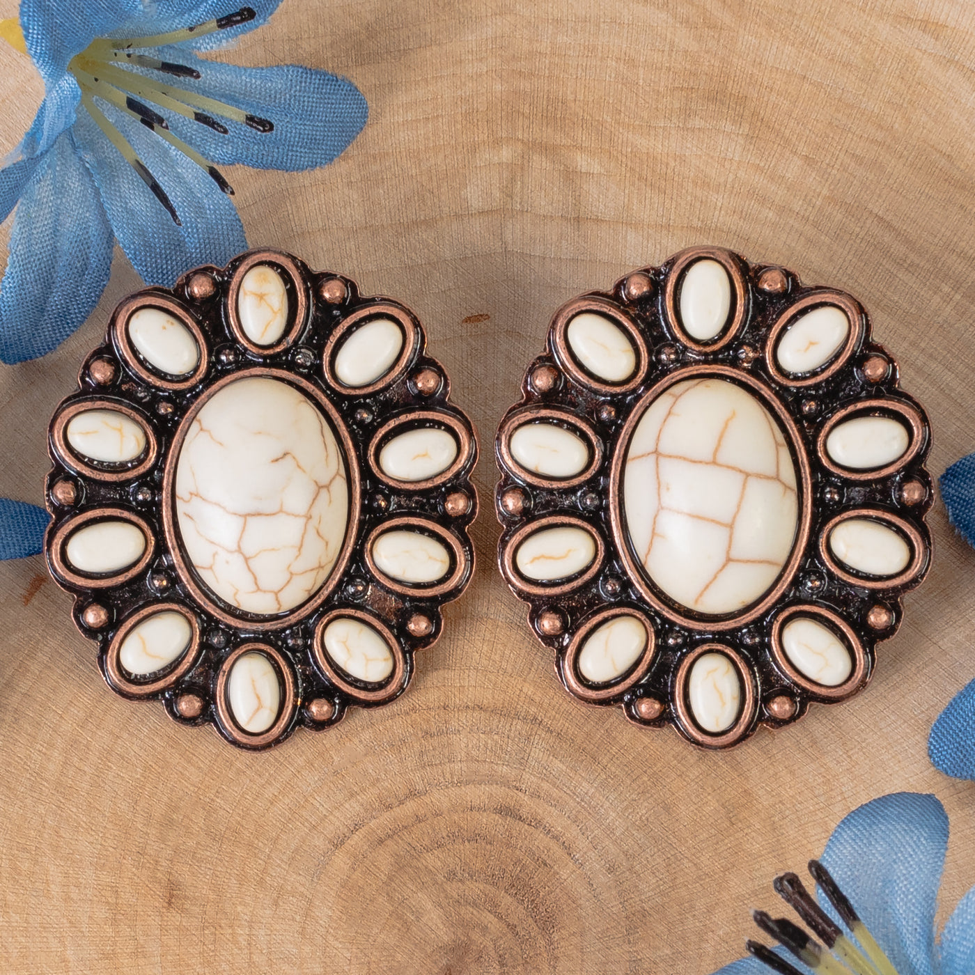 Texas Concho Earrings