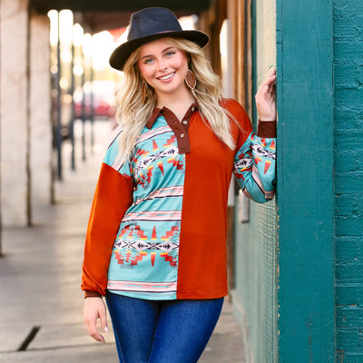 Western Sunset Pullover