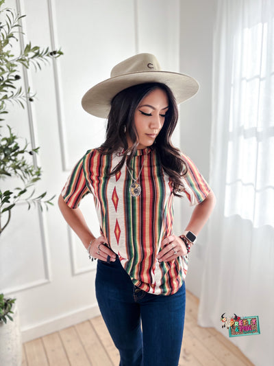 Serape Queen Top