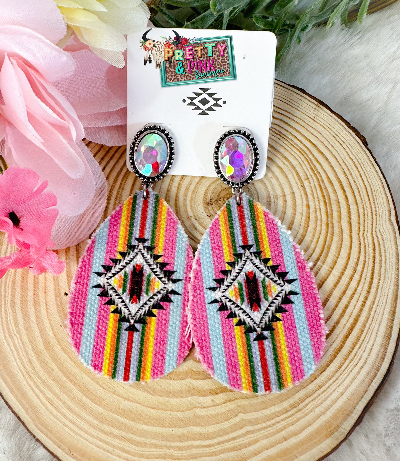 Pink Arizona Earrings