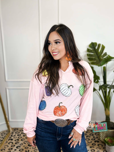 Roseo Pumpkins Long Sleeve Top