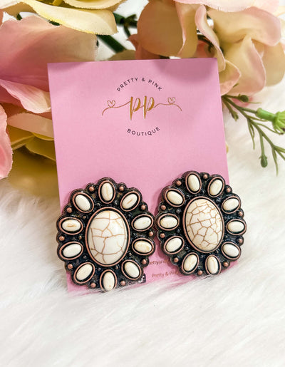 Texas Concho Earrings