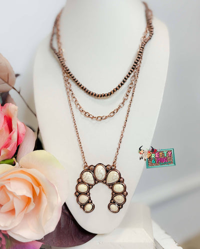 Desert Bloom Layered Necklace