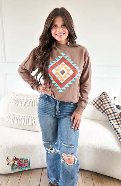 Ryanne's Aztec Sweatshirt🩷