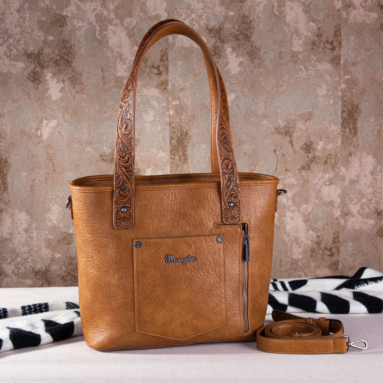 Scarlet Leather Tote
