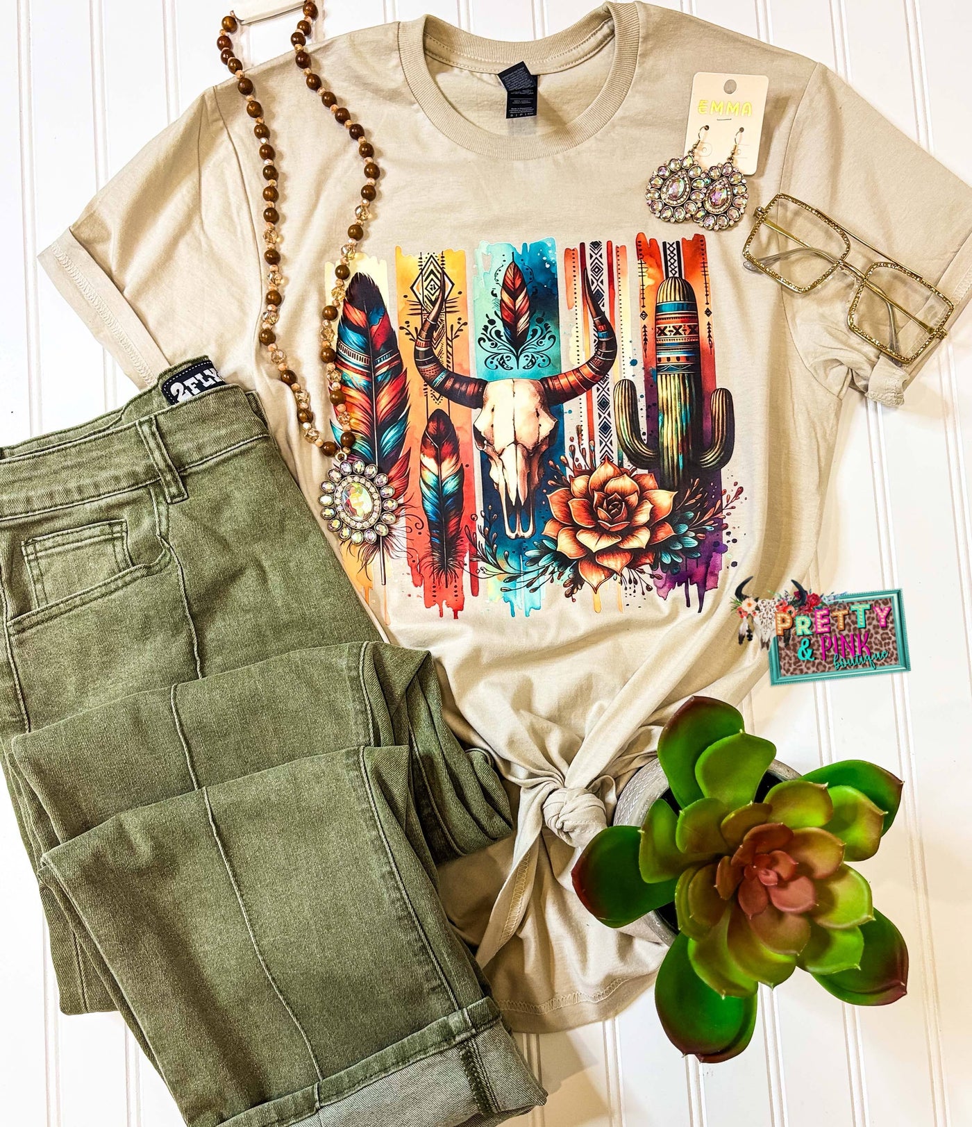 Boho Sunset Tee