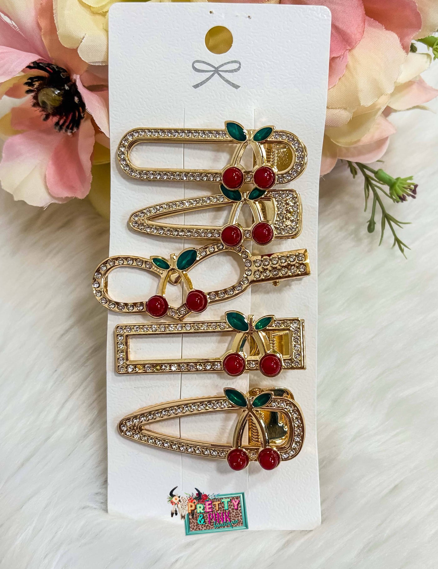 Cherry Hair Clips