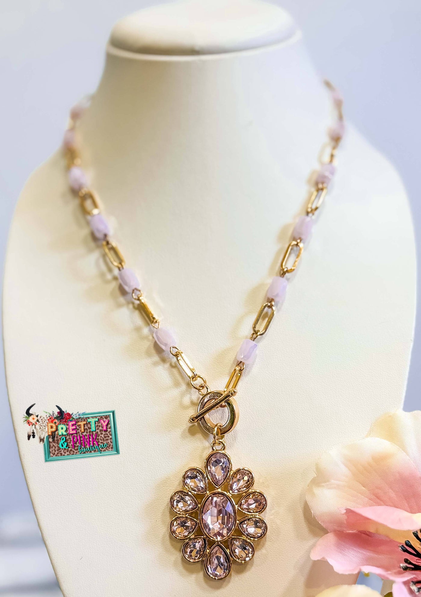 Robbie Pink Necklace
