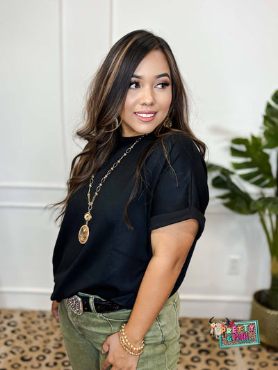 Wild West Way Top- Midnight