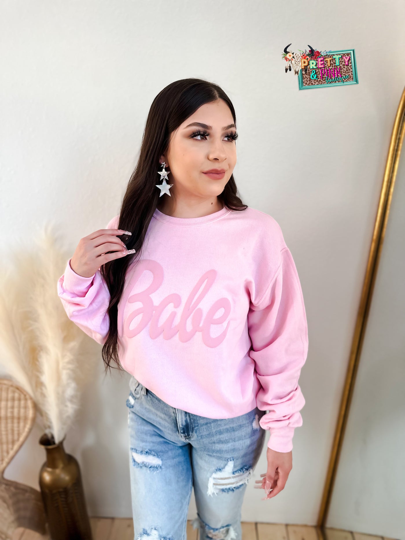 Babe Pink Sweater