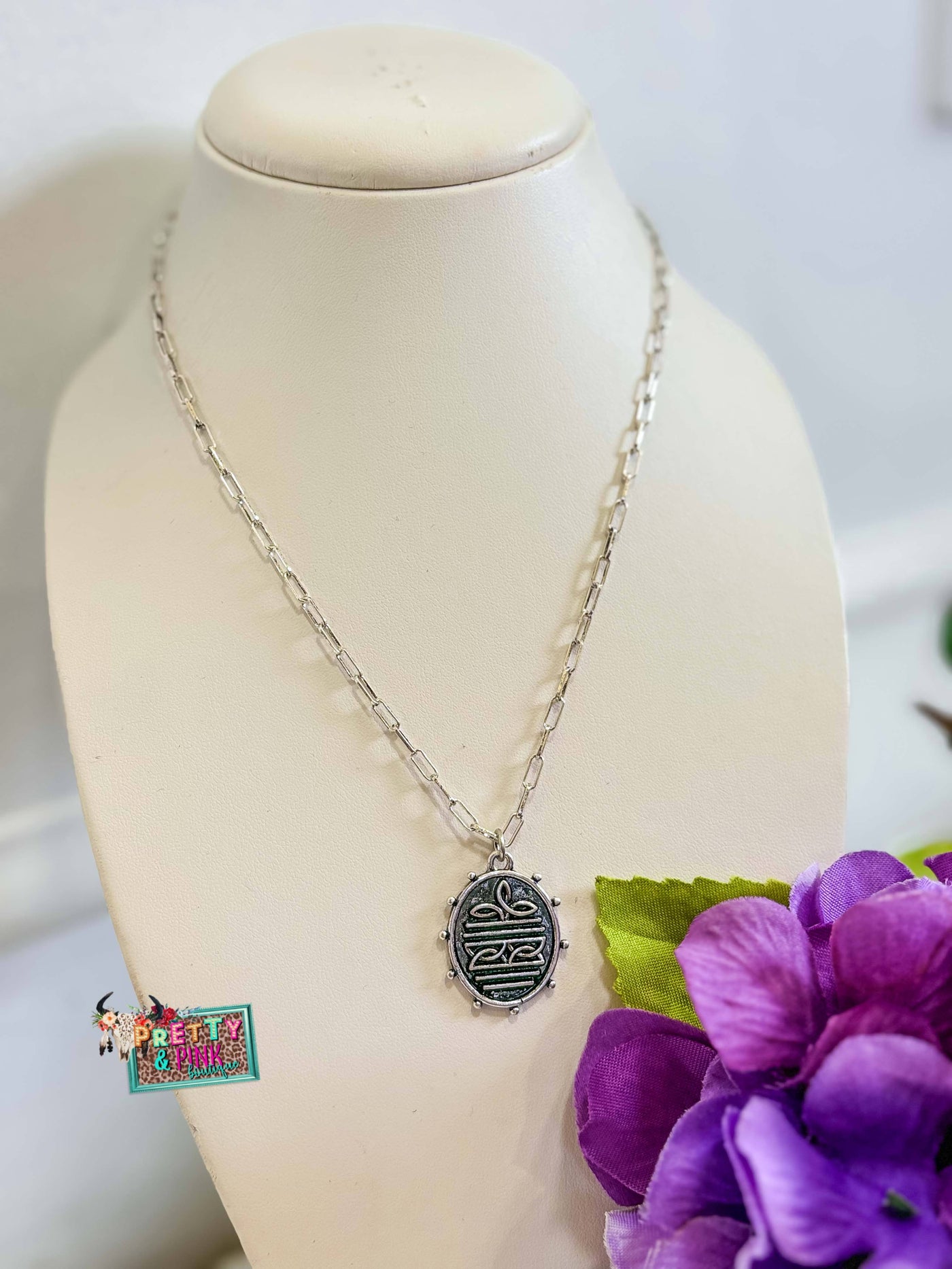 The Mystic Charm Oval Pendant