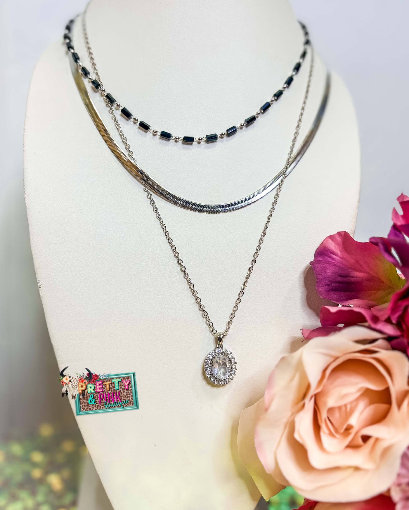 Silver Moon Necklace