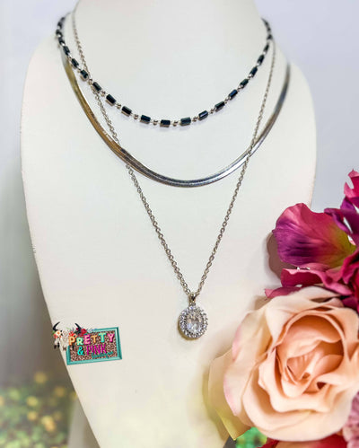 Silver Moon Necklace