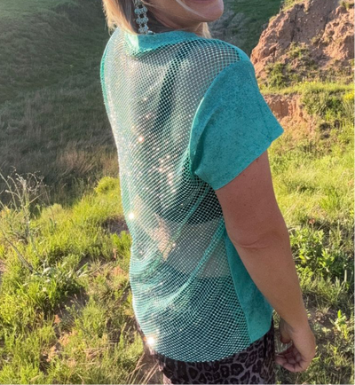 Backroads Rhinestone Top