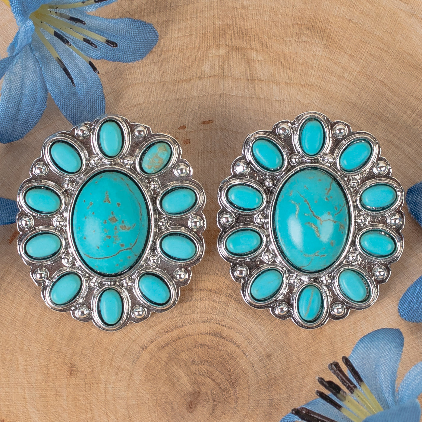 Texas Concho Earrings