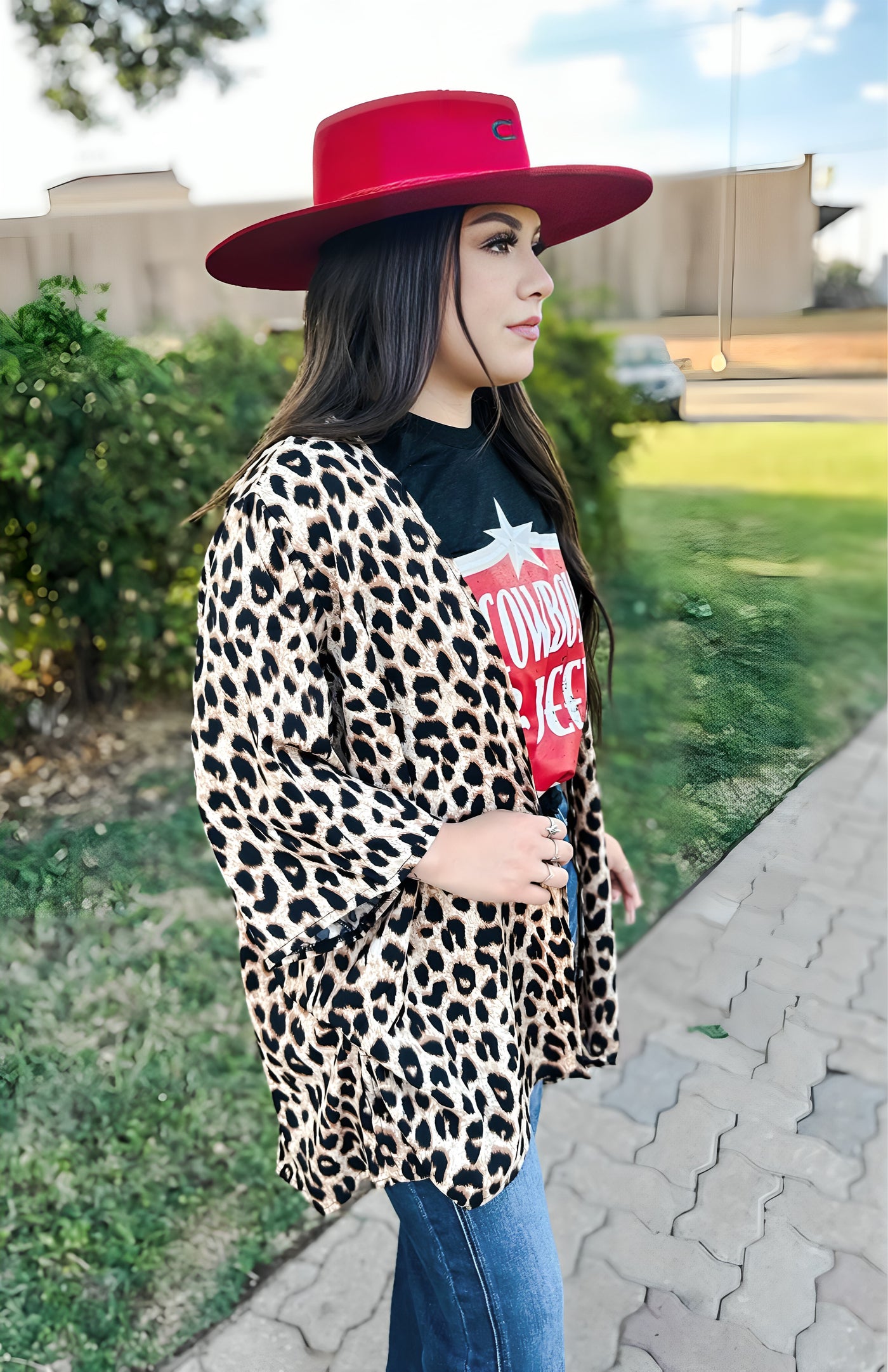 Maddie Leopard Cardigan