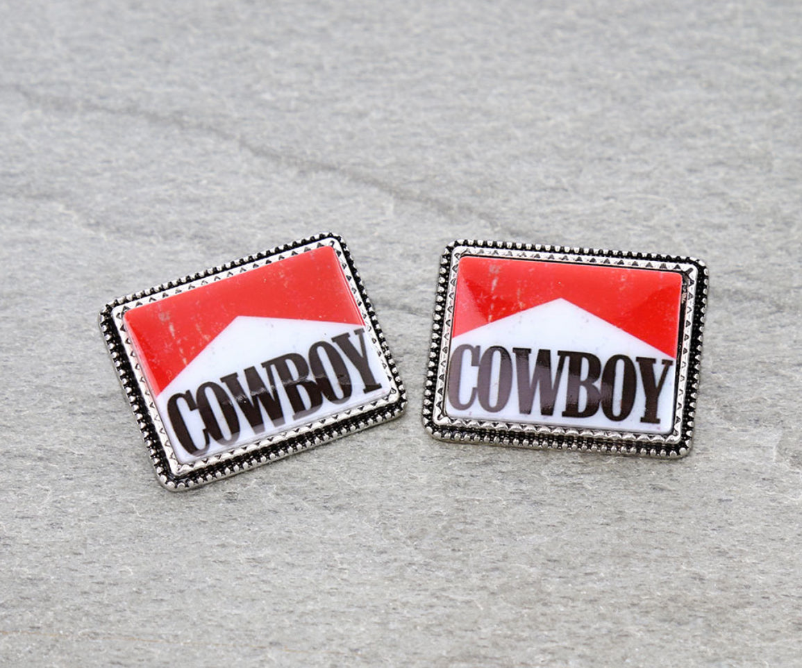 Cowboy Classic Stud Earrings