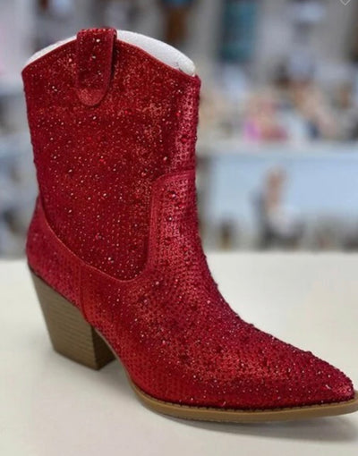 Enchanted Red Booties