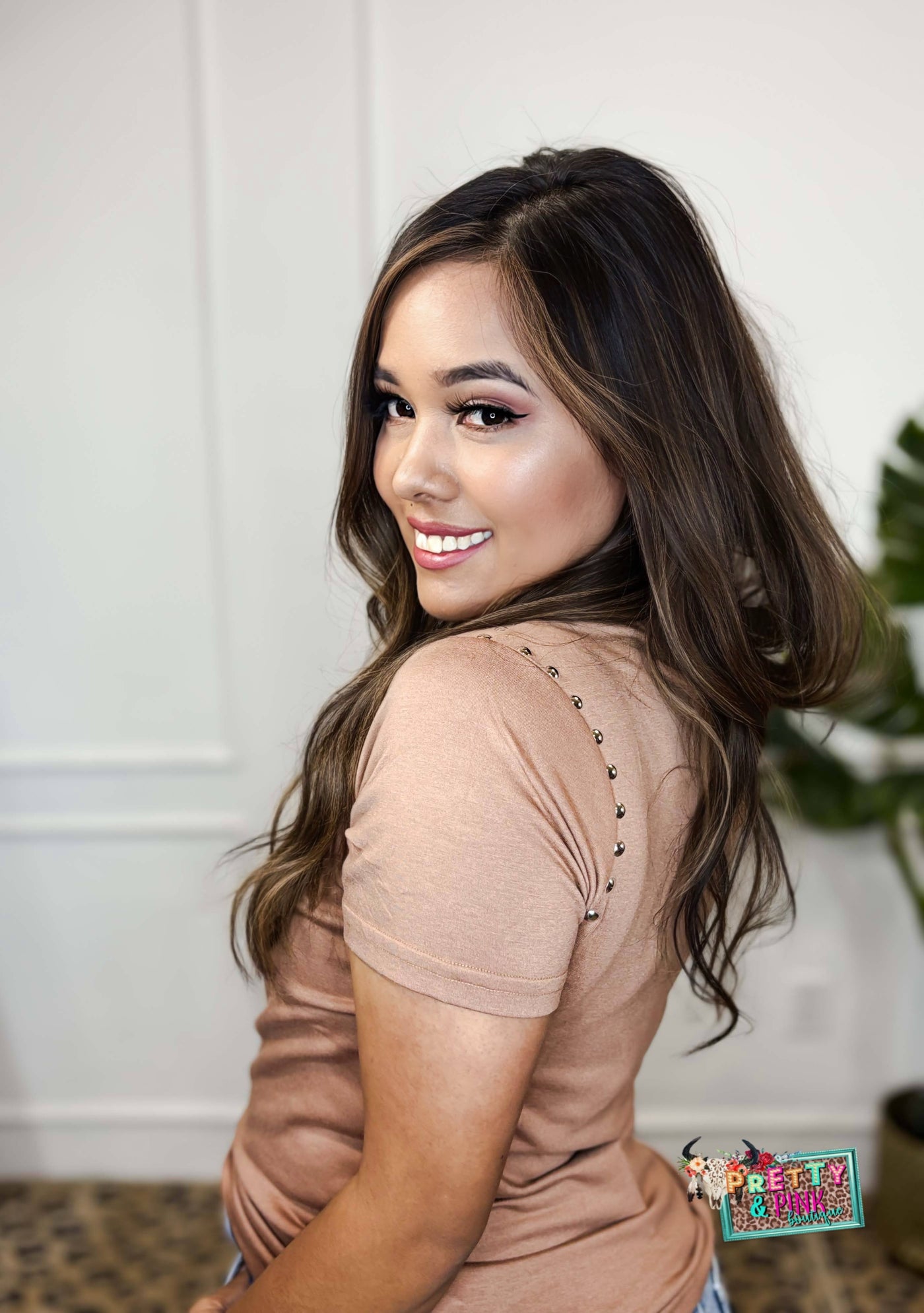 MOCHA- Starry Stud Tee