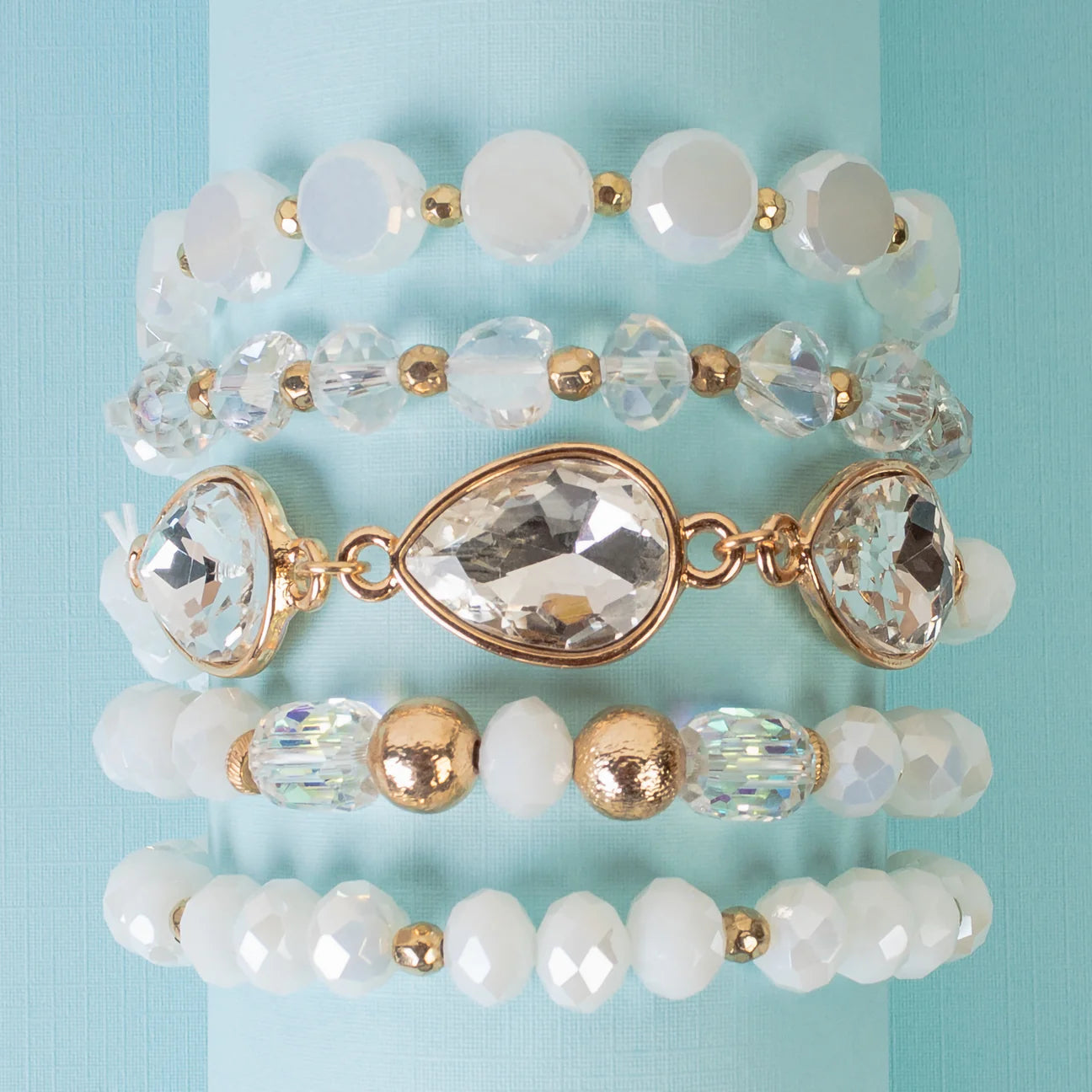 Talia White Bracelets