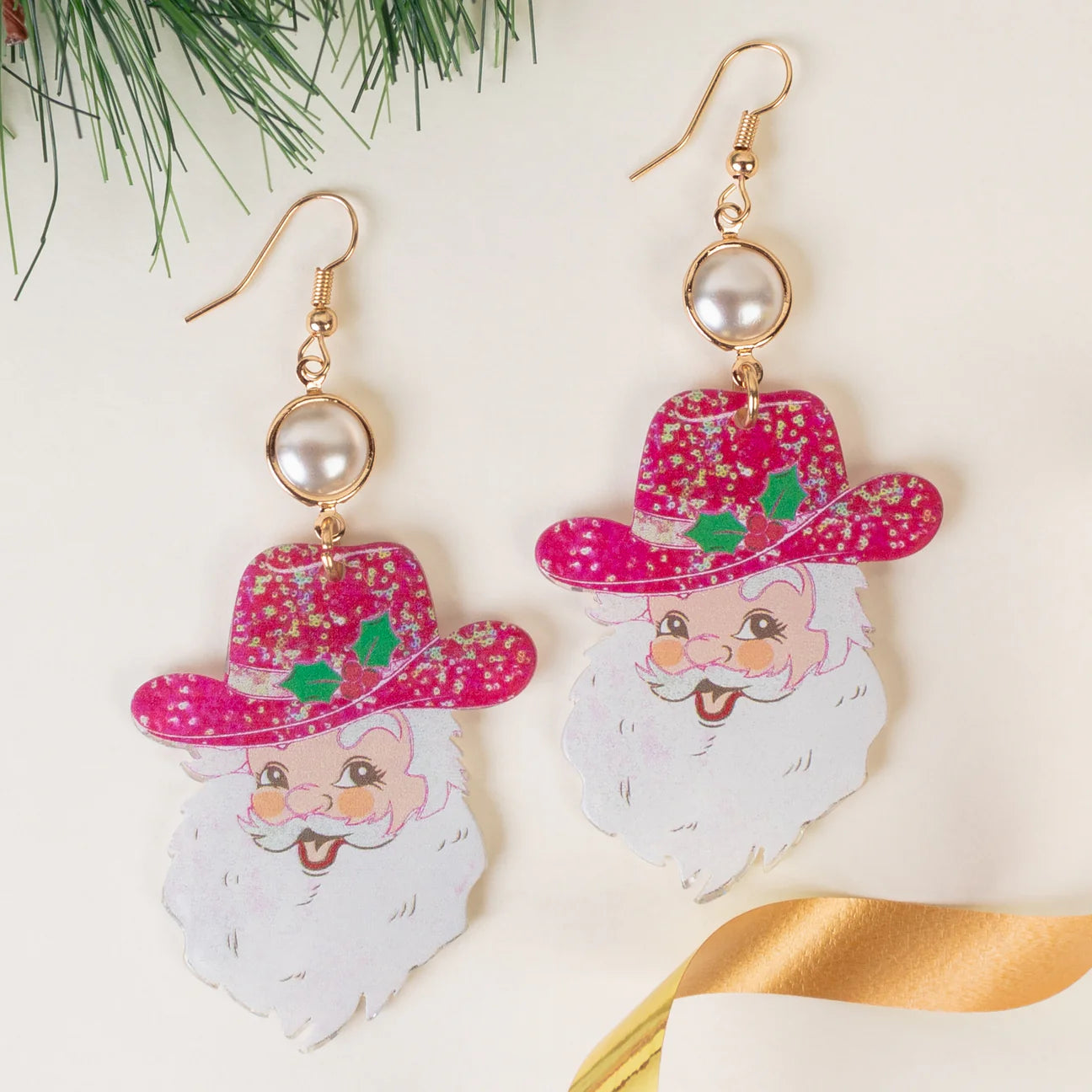 Santa Earrings