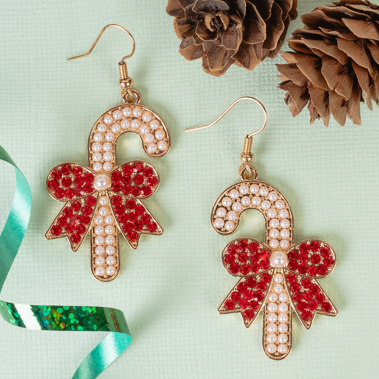 Candy Cane Earrings